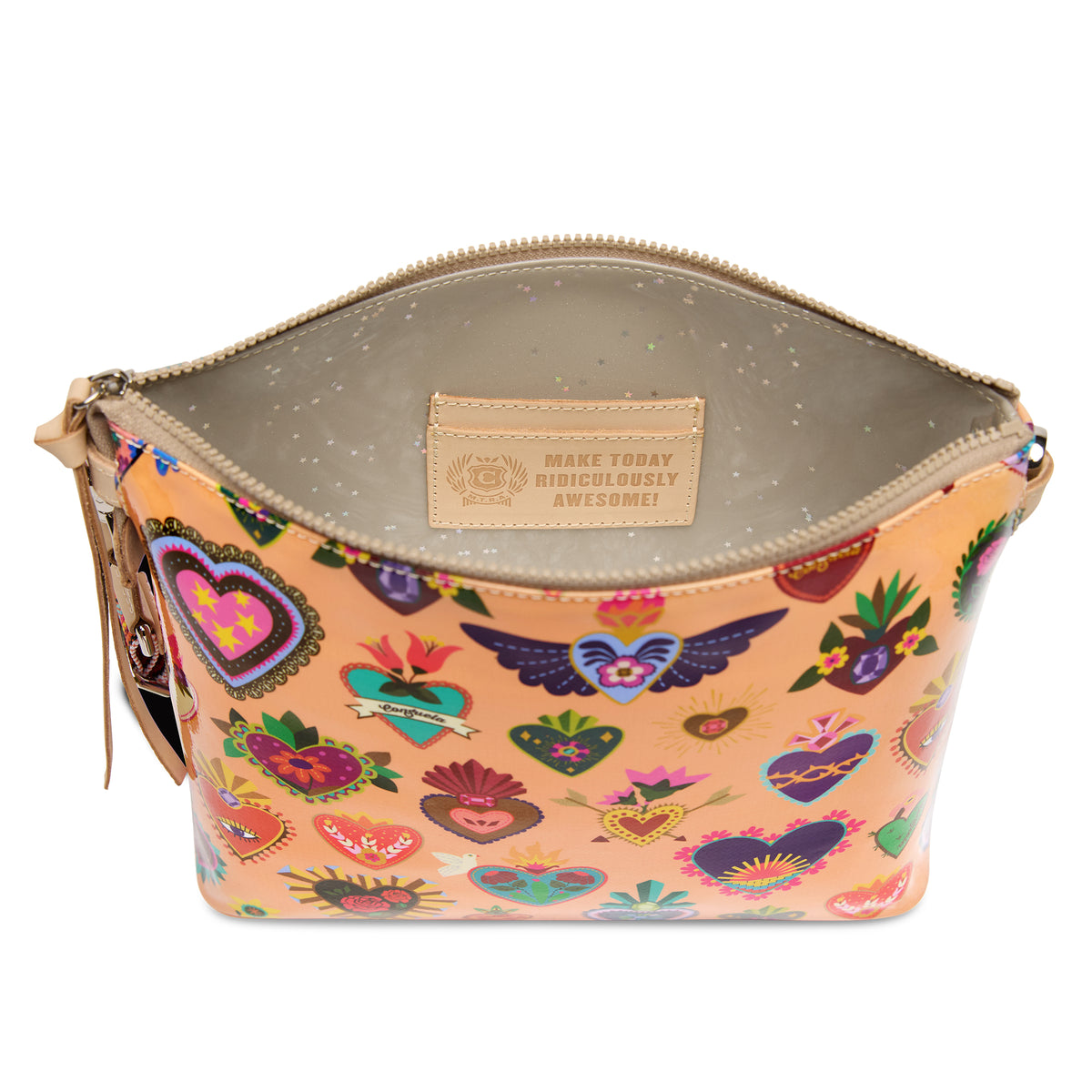 Peach Downtown Crossbody
