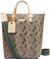 SNAKE SKIN LEATHER CROSSBODY ESSENTIAL TOTE BAG CALLED 