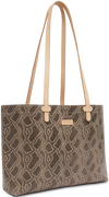 SNAKE SKIN LEATHER EASY TOTE BAG CALLED "DIZZY"