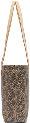 SNAKE SKIN LEATHER EASY TOTE BAG CALLED "DIZZY"