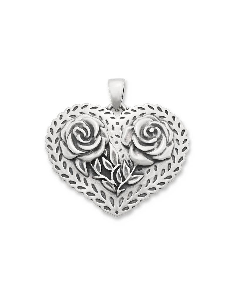 Consuela Rose Heart Pendant