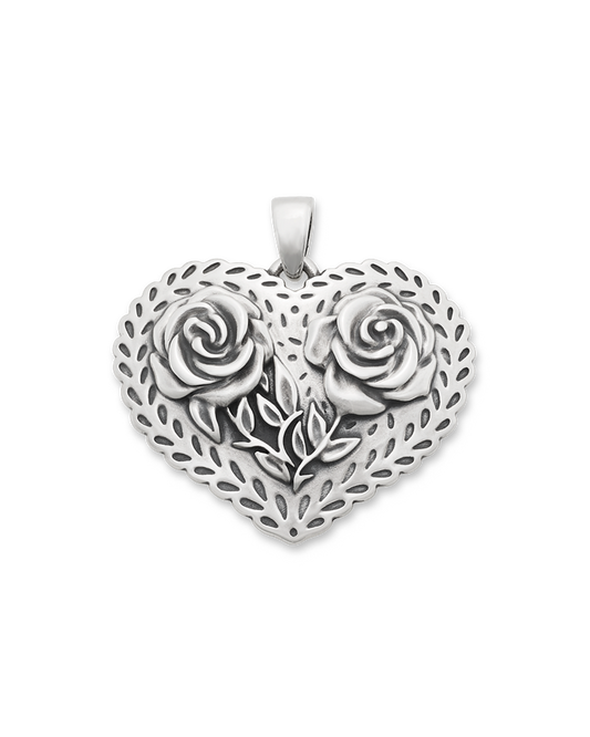 Consuela Rose Heart Pendant