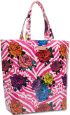 FLORAL AND COLORFUL TOTE BAG CALLED "FRUTTI BASIC BAG"