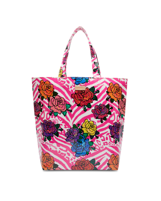 FLORAL AND COLORFUL TOTE BAG CALLED "FRUTTI BASIC BAG"