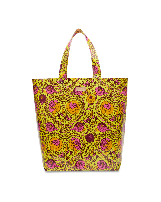 FLORAL AND COLORFUL TOTE BAG CALLED "MILLIE BASIC BAG"