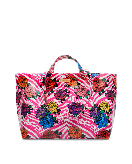 FLORAL AND COLORFUL TOTE BAG CALLED "FRUTTI JUMBO BAG"