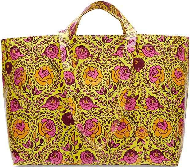 FLORAL AND COLORFUL TOTE BAG CALLED "MILLIE JUMBO BAG"