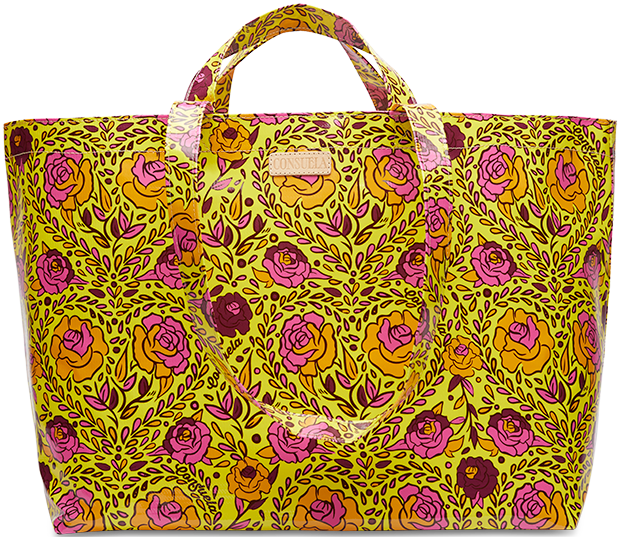 FLORAL AND COLORFUL TOTE BAG CALLED "MILLIE JUMBO BAG"