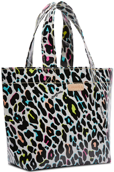 CONSUELA COLORFUL ANIMAL PRINT TOTE BAG "COCO MINI BAG"