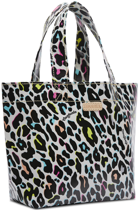 CONSUELA COLORFUL ANIMAL PRINT TOTE BAG "COCO MINI BAG"