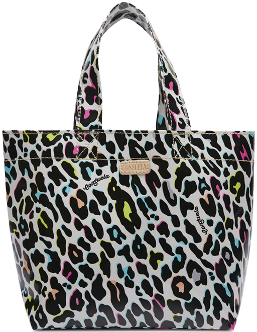 CONSUELA COLORFUL ANIMAL PRINT TOTE BAG "COCO MINI BAG"