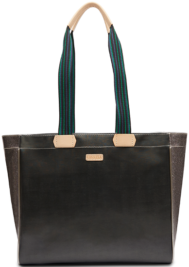 COLORFUL EMBROIDERED TOTE BAG CALLED "MARTA JOURNEY TOTE"