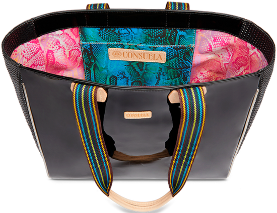 COLORFUL EMBROIDERED TOTE BAG CALLED "RITA JOURNEY TOTE"