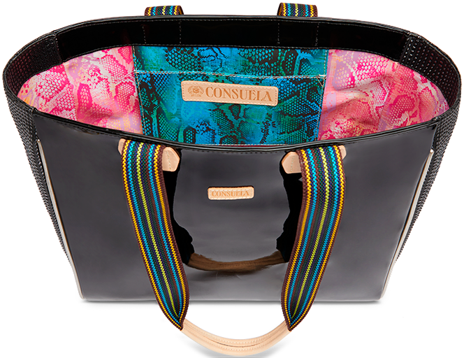 COLORFUL EMBROIDERED TOTE BAG CALLED "RITA JOURNEY TOTE"