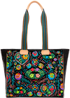 COLORFUL EMBROIDERED TOTE BAG CALLED "RITA JOURNEY TOTE"