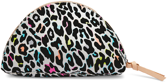 CONSUELA COLORFUL ANIMAL PRINT TRAVEL CASE"COCO LARGE COSMETIC CASE"