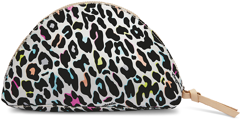 CONSUELA COLORFUL ANIMAL PRINT TRAVEL CASE"COCO LARGE COSMETIC CASE"