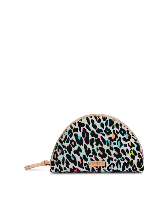 CONSUELA COLORFUL ANIMAL PRINT TRAVEL CASE"COCO LARGE COSMETIC CASE"