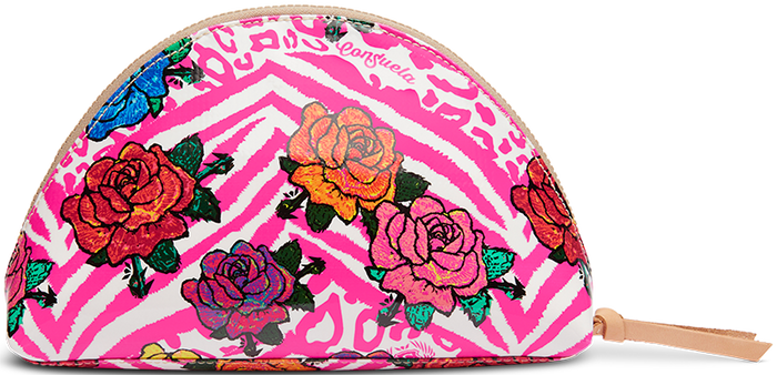 FLORAL AND COLORFUL COSMETIC CASE CALLED "FRUTTI LARGE COSMETIC CASE"