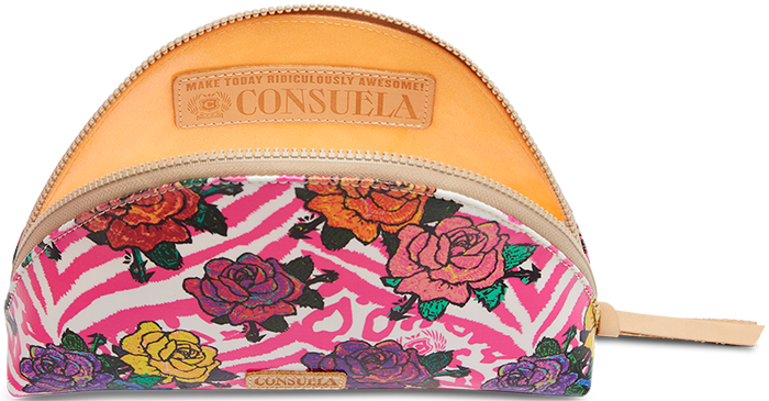 FLORAL AND COLORFUL COSMETIC CASE CALLED "FRUTTI LARGE COSMETIC CASE"