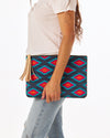 Colorful Consuela Large zipper pouch