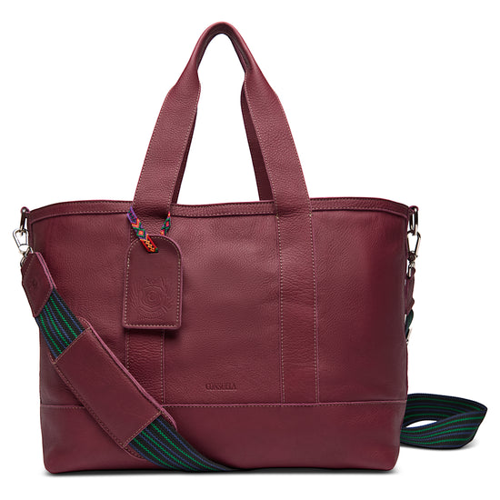 Commuter Tote in Plum