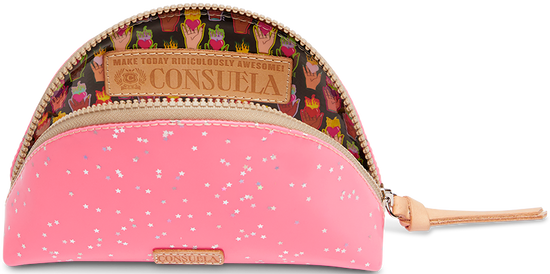 COLORFUL TRAVEL COSMETIC CASE CALLED "SHINE MEDIUM COSMETIC CASE"