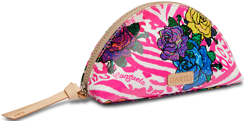 FLORAL AND COLORFUL COSMETIC CASE CALLED "FRUTTI MEDIUM COSMETIC CASE"