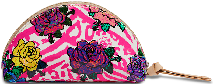 FLORAL AND COLORFUL COSMETIC CASE CALLED "FRUTTI MEDIUM COSMETIC CASE"