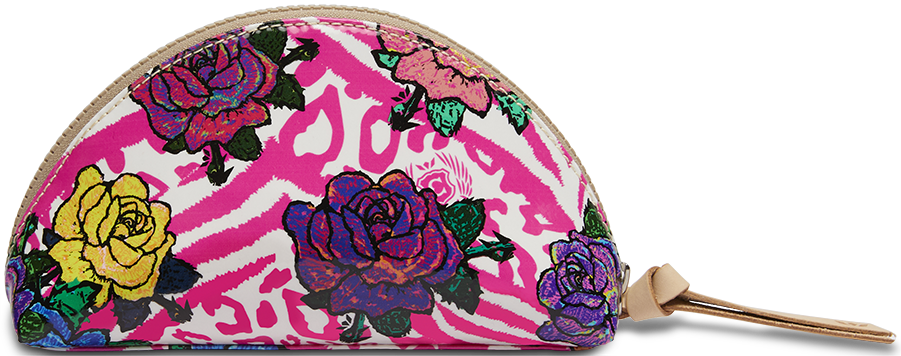 FLORAL AND COLORFUL COSMETIC CASE CALLED "FRUTTI MEDIUM COSMETIC CASE"