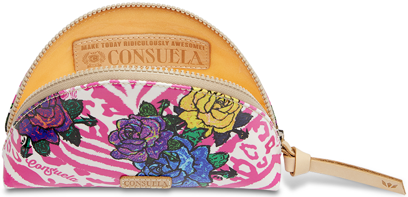 FLORAL AND COLORFUL COSMETIC CASE CALLED "FRUTTI MEDIUM COSMETIC CASE"