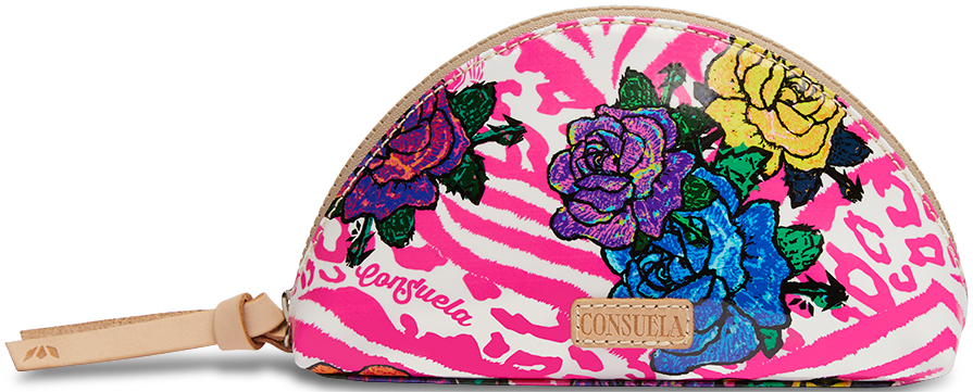 FLORAL AND COLORFUL COSMETIC CASE CALLED "FRUTTI MEDIUM COSMETIC CASE"