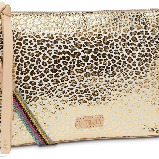 CONSUELA GOLD CROSSBODY BAG CALLED "KIT MIDTOWN CROSSBODY"