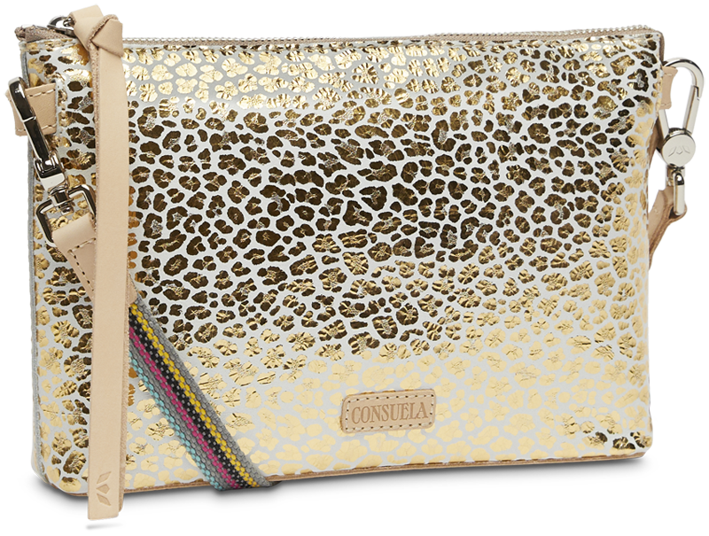 CONSUELA GOLD CROSSBODY BAG CALLED "KIT MIDTOWN CROSSBODY"