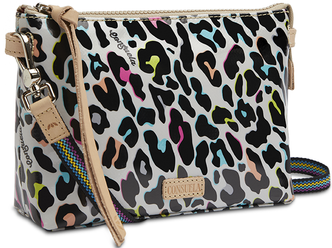 CONSUELA COLORFUL ANIMAL PRINT CROSSBODY BAG "COCO MIDTOWN CROSSBODY"