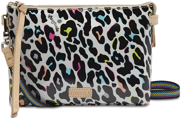 CONSUELA COLORFUL ANIMAL PRINT CROSSBODY BAG "COCO MIDTOWN CROSSBODY"