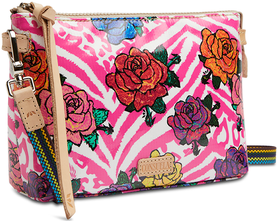 FLORAL AND COLORFUL CROSSBODY BAG CALLED "FRUTTI MIDTOWN CROSSBODY"