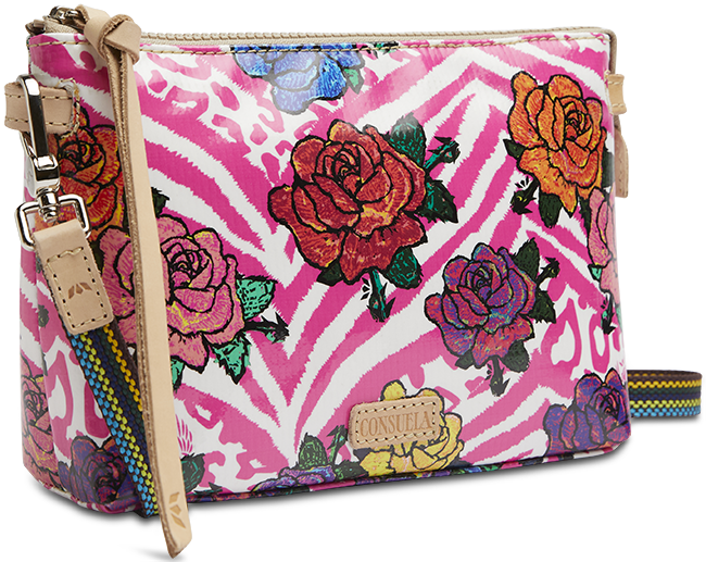 FLORAL AND COLORFUL CROSSBODY BAG CALLED "FRUTTI MIDTOWN CROSSBODY"