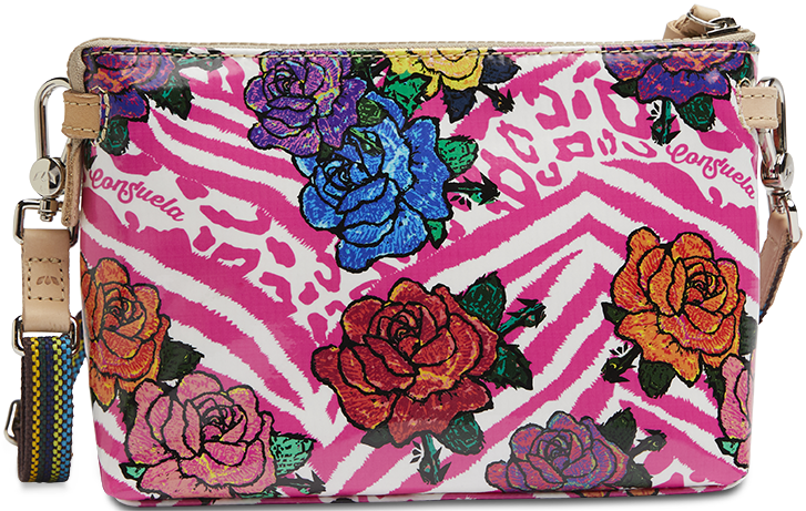 FLORAL AND COLORFUL CROSSBODY BAG CALLED "FRUTTI MIDTOWN CROSSBODY"