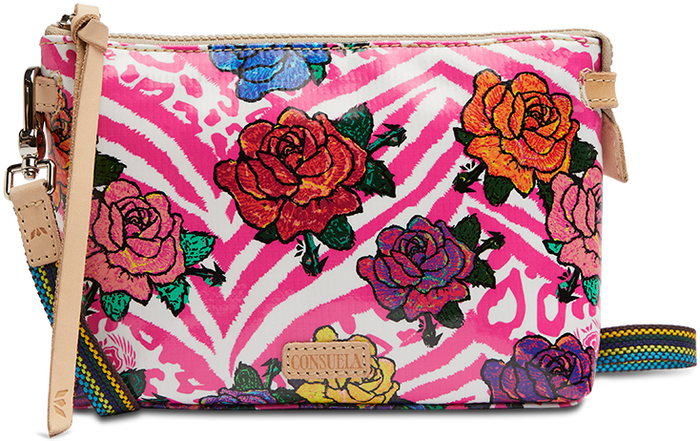FLORAL AND COLORFUL CROSSBODY BAG CALLED "FRUTTI MIDTOWN CROSSBODY"