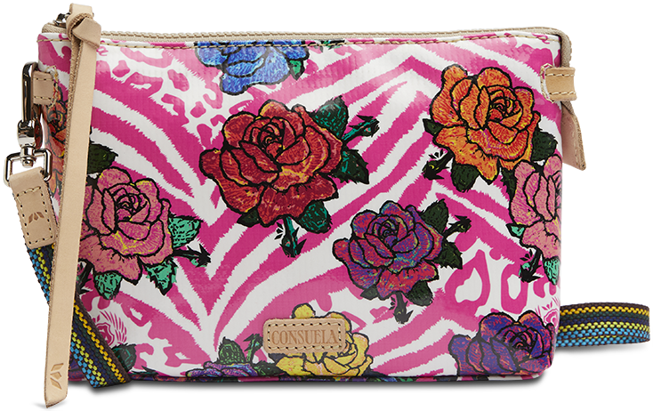 FLORAL AND COLORFUL CROSSBODY BAG CALLED "FRUTTI MIDTOWN CROSSBODY"