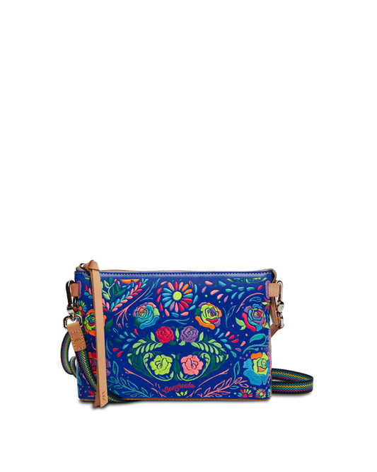 COLORFUL EMBROIDERED CROSSBODY BAG CALLED "MANGO MIDTOWN CROSSBODY"