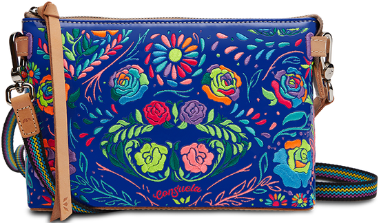 COLORFUL EMBROIDERED CROSSBODY BAG CALLED "MANGO MIDTOWN CROSSBODY"