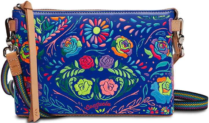 COLORFUL EMBROIDERED CROSSBODY BAG CALLED "MANGO MIDTOWN CROSSBODY"