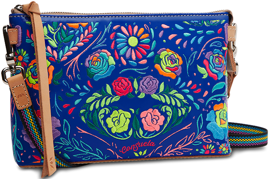 COLORFUL EMBROIDERED CROSSBODY BAG CALLED "MANGO MIDTOWN CROSSBODY"