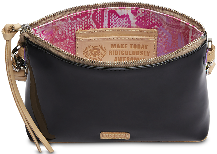 COLORFUL EMBROIDERED CROSSBODY BAG CALLED "RITA MIDTOWN CROSSBODY"