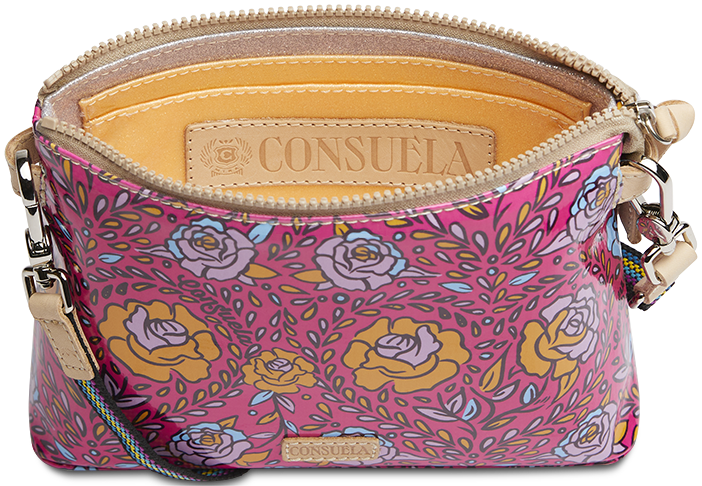 COLORFUL FLORAL CROSSBODY BAG CALLED "MOLLY MIDTOWN CROSSBODY"