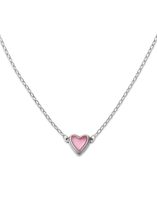 Sweetheart Pink Doublet Necklace