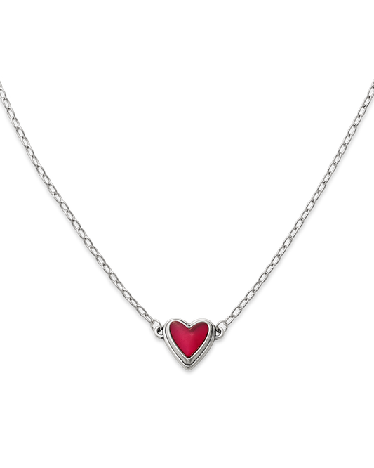 Sweetheart Red Doublet Necklace