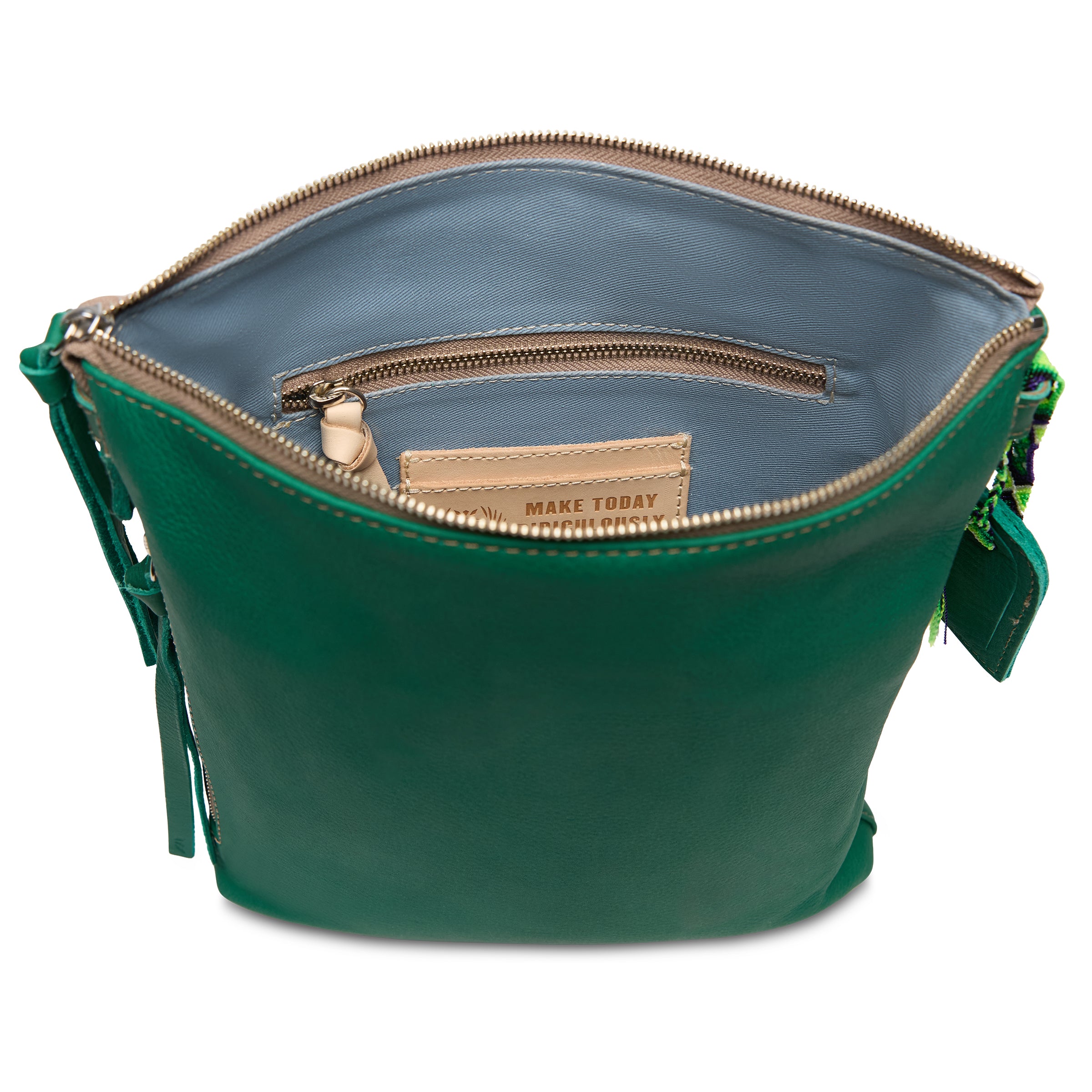 Teal Tour Crossbody
